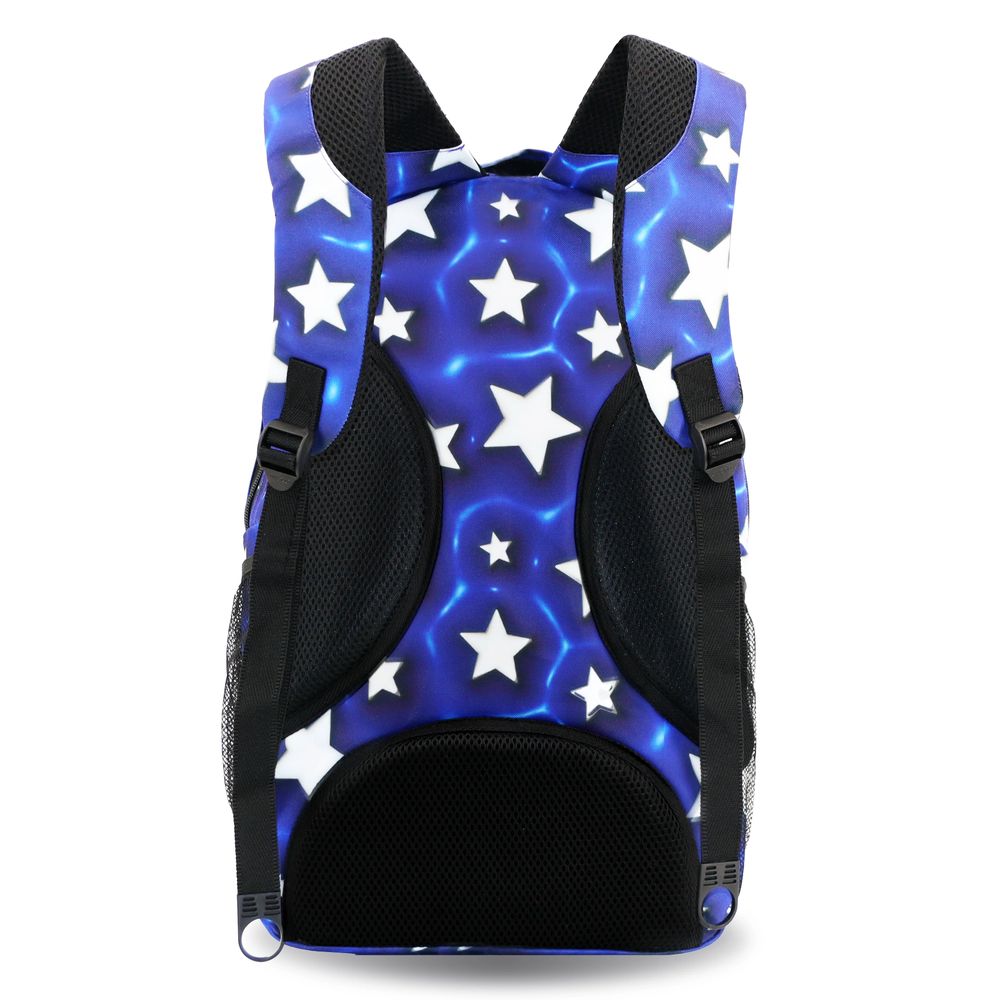 شنطة ظهر كورنيليا للكمبيوتر المحمول من نيويورك للجنسين - نجمة منتفخة - مقاس 18 إنش