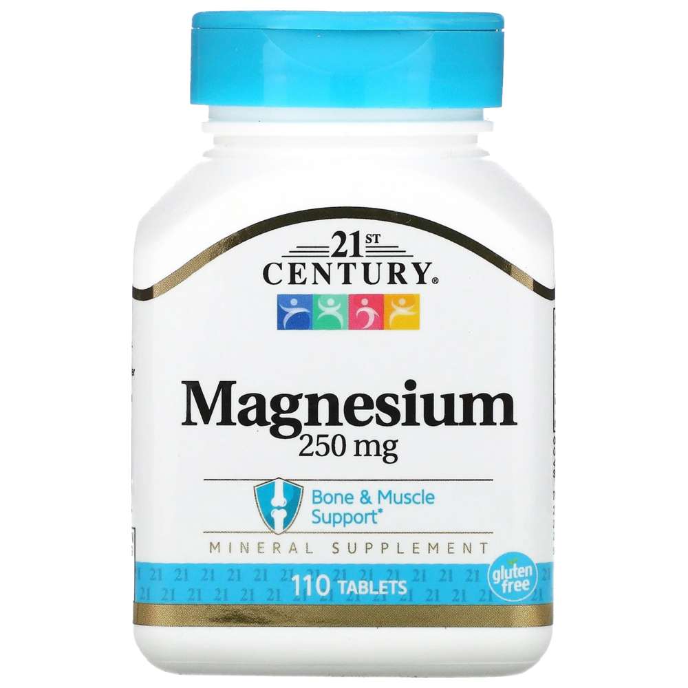 21st Century - Magnesium 250mg  Tablets - 110 Pcs
