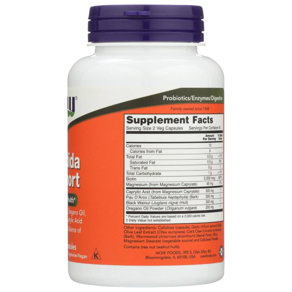 ناو فودز - كبسولات دعم توازن البكتيريا الهضمية - 90 كبسولة نباتية