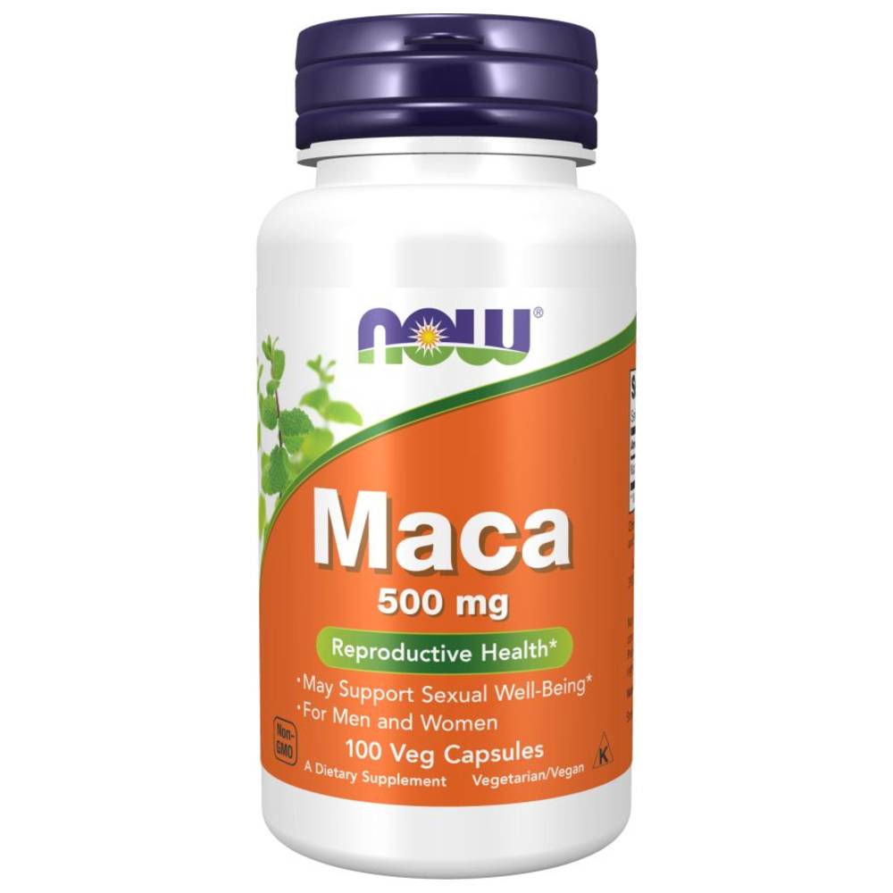 Now Foods - Maca 500mg Veg Capsules - 100 Pcs