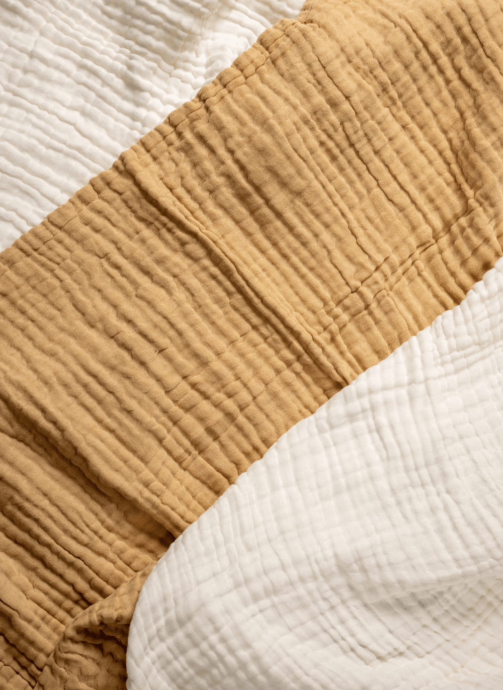 Anvi Baby - 100% Organic Cotton Muslin Bath Towel - Cloud & Sand - 3pcs