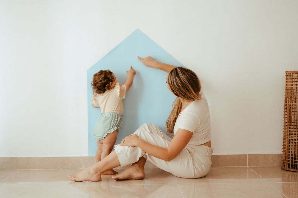 Flok - Self-Adhesive Multi-Purpose Mag Wall - House - Sand