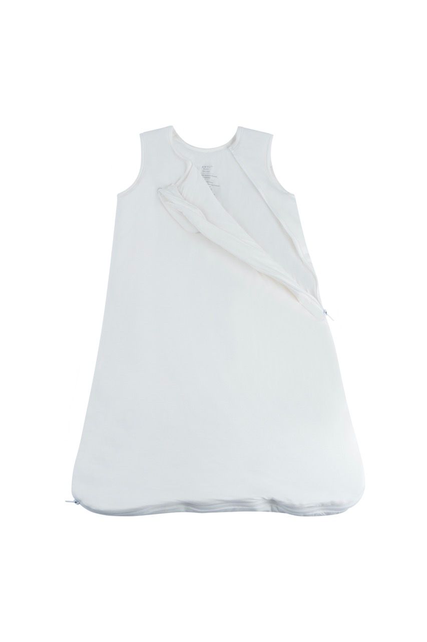 أنفي بيبي - كيس نوم من الخيزران العضوي - أبيض