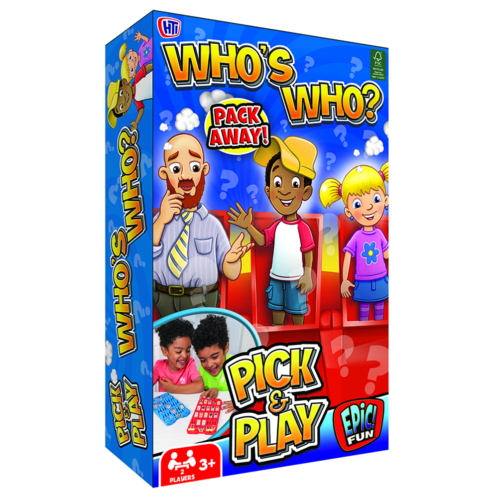 Epic Fun - Who's Who Pick & Play Board Game