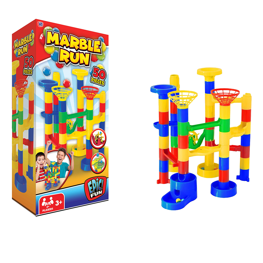 Epic Fun - Marble Run Game - 50pcs