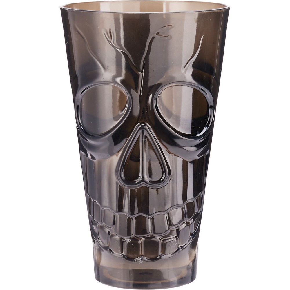 Koopman - Halloween Skull Design Drinking Cup - 550 ml - Style May Vary - 1 Pc