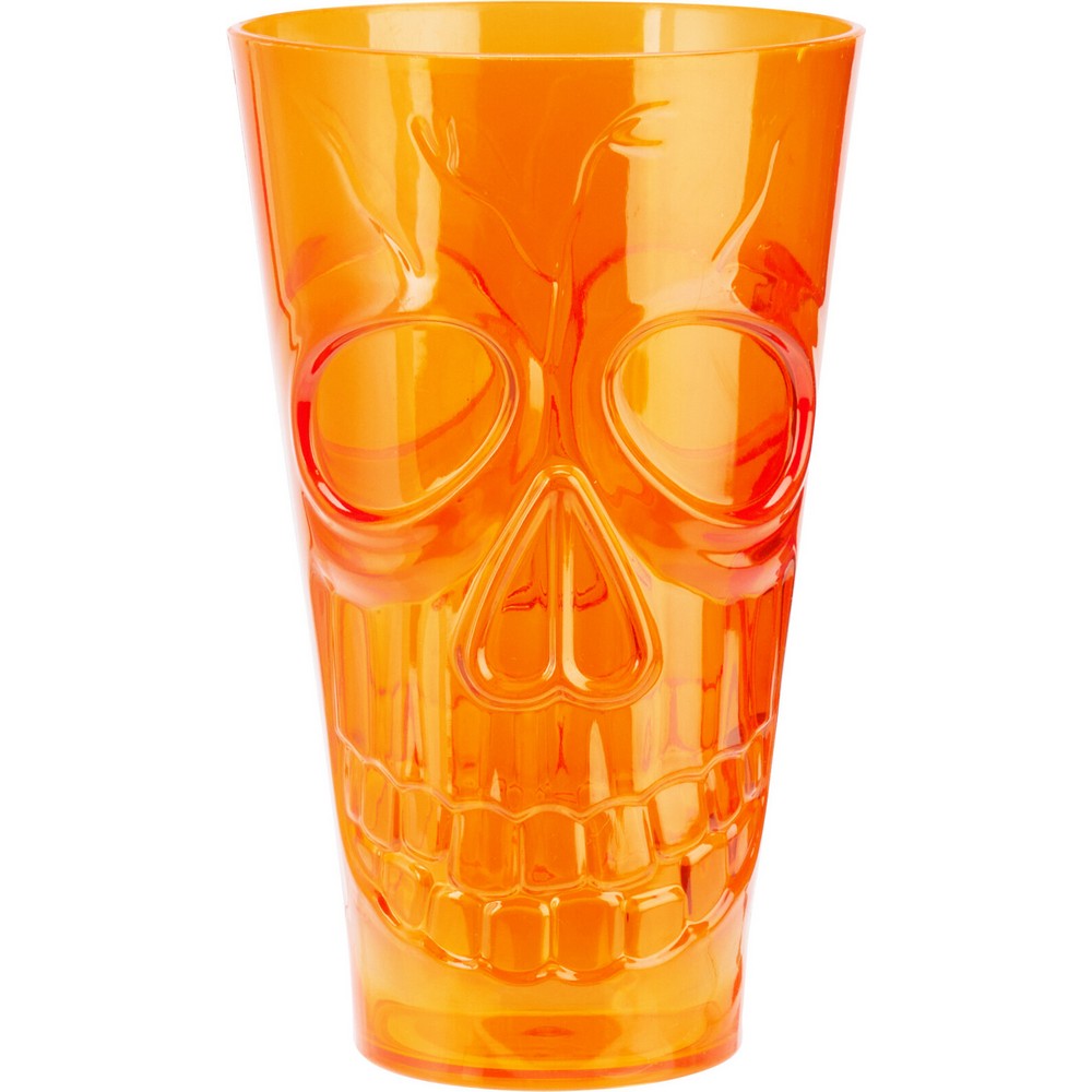 Koopman - Halloween Skull Design Drinking Cup - 550 ml - Style May Vary - 1 Pc