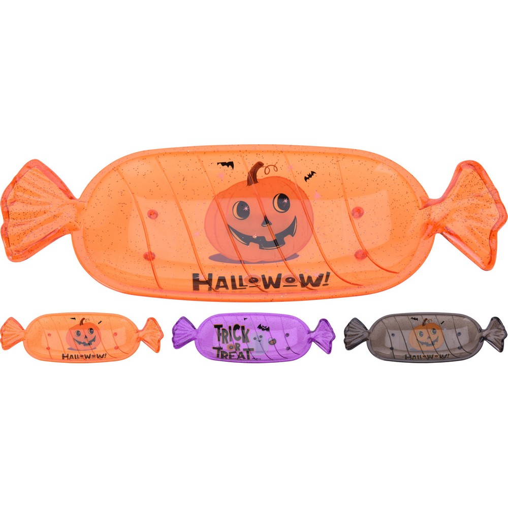 Koopman - Halloween Candy Tray - Color May Vary - 1 Pc
