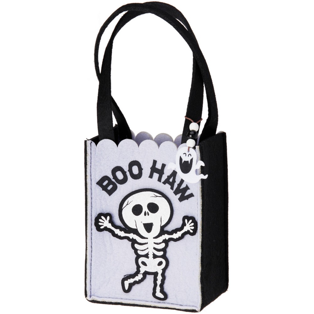 Koopman - Halloween Decoration Felt Basket - 155 mm - Style May Vary - 1 Pc