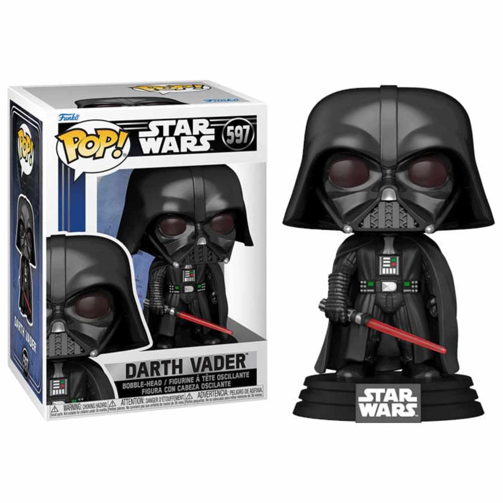 فانكو - بوب! مجسم فينيل قابل للتجميع - دارث فيدر ستار وورز - 3.75 إنش