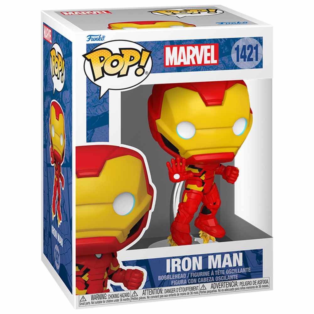 Funko - Pop! Marvel Collectable Vinyl Figure - Iron Man - 3.75-Inch