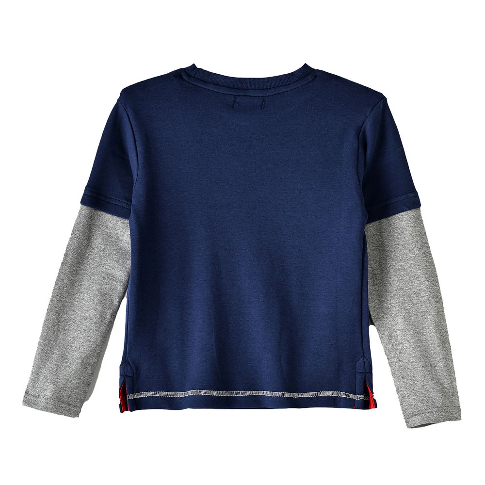 Jam - Boys' 'Chillin' Walrus Graphic Long-Sleeve Tee