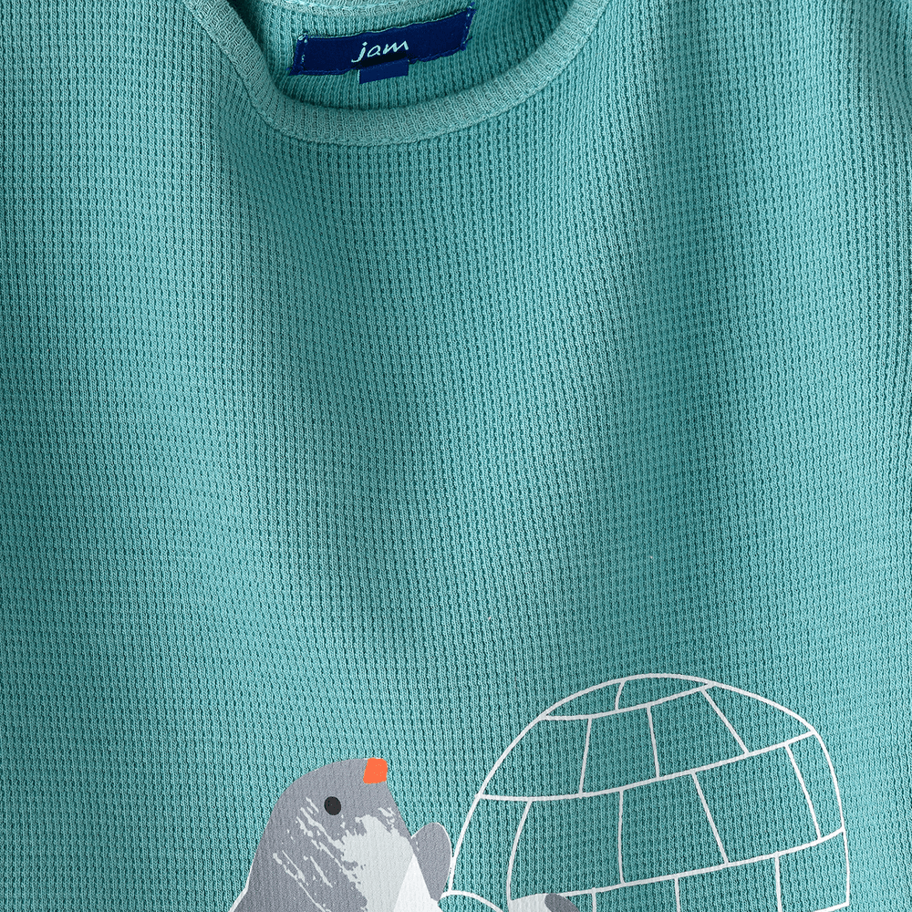 جام - تي شيرت مطبوع بأكمام طويلة - تشيلين وذ مامي - بطريق