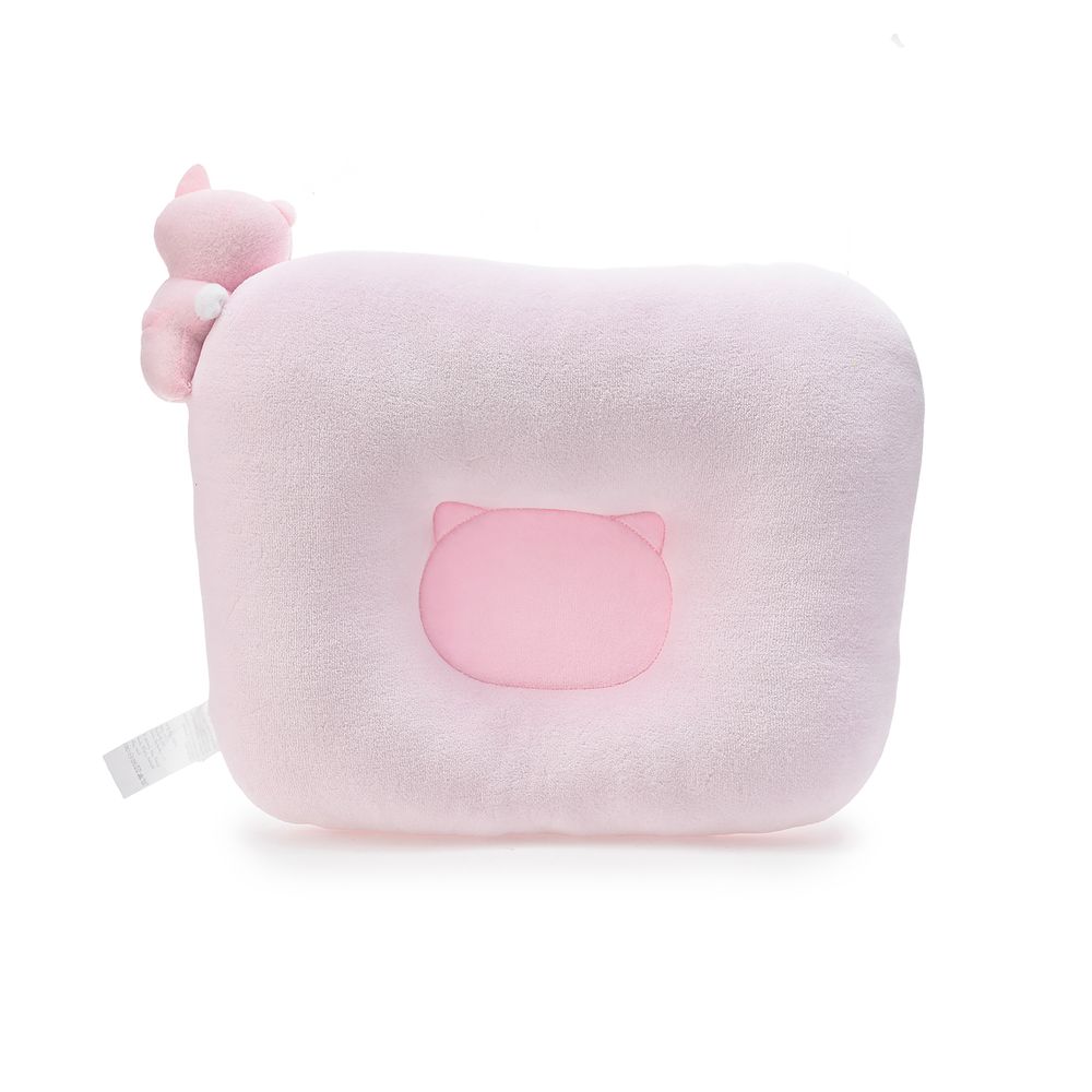 تايني هاغ - وسادة مربعة لحديثي الولادة - زهري