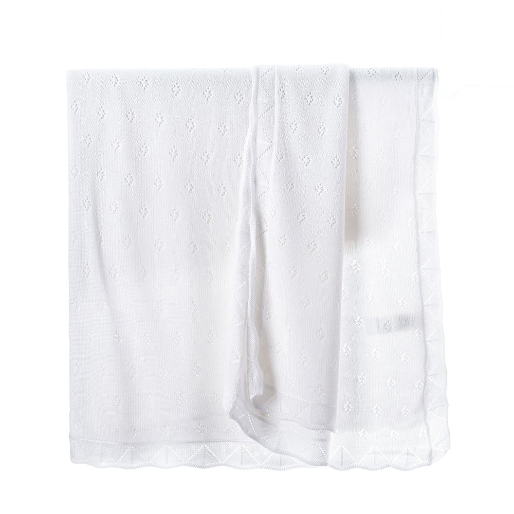 تايني هاغ - بطانية ناعمة ودافئة للأطفال حديثي الولادة - عاجي