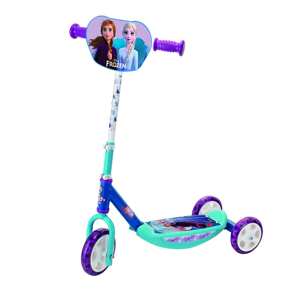 سموبي - سكوتر ثلاثي العجلات من ديزني فروزن - بنفسجي/أزرق