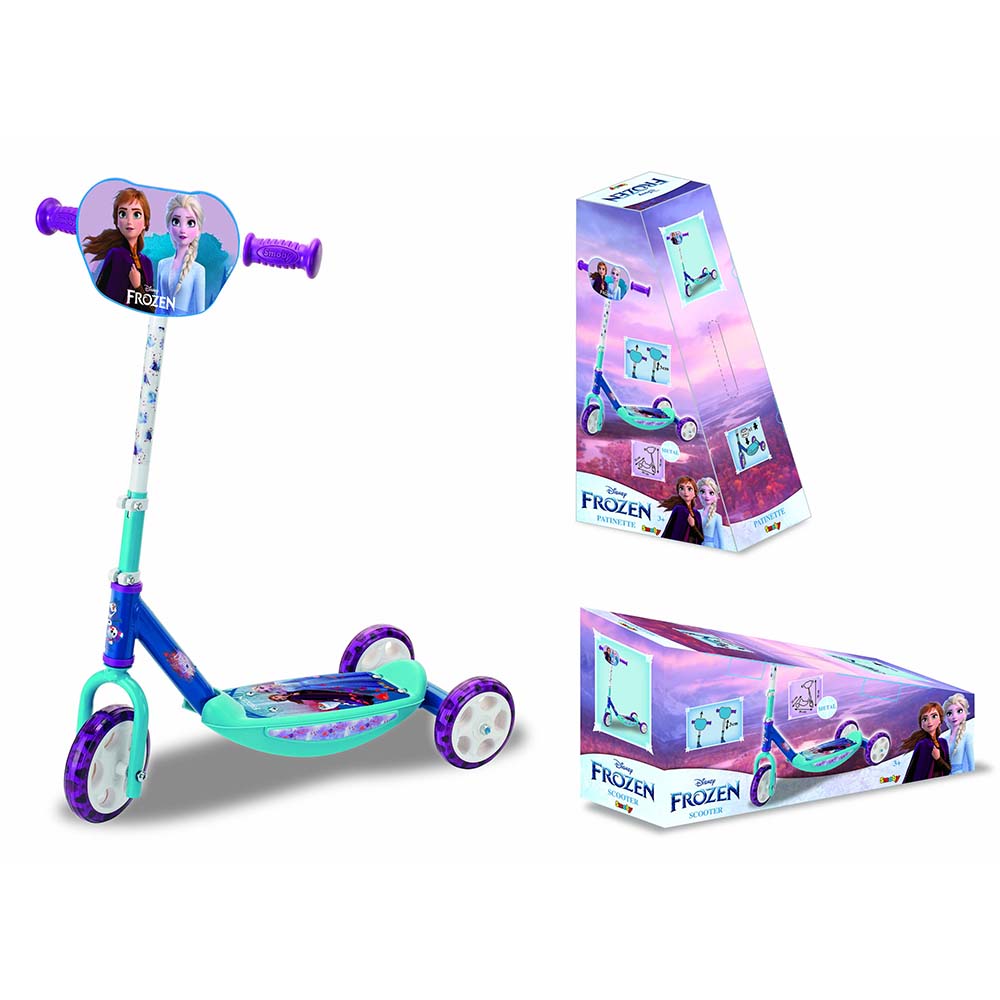 سموبي - سكوتر ثلاثي العجلات من ديزني فروزن - بنفسجي/أزرق