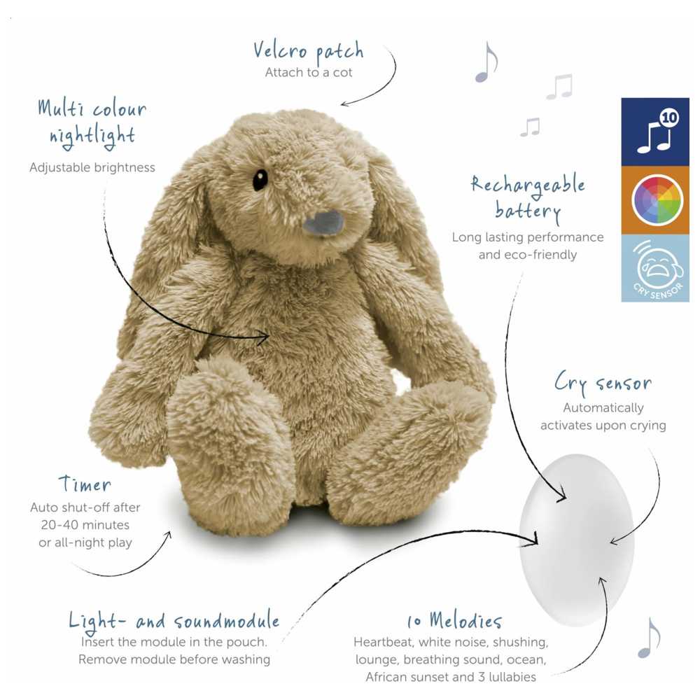 Zazu - Ro Rechargeable Sleep Soother - Beige