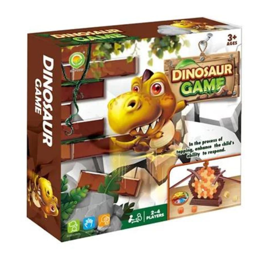 جودة - لعبة لوحية كسر جدار الثلج مع الديناصور - ملونة