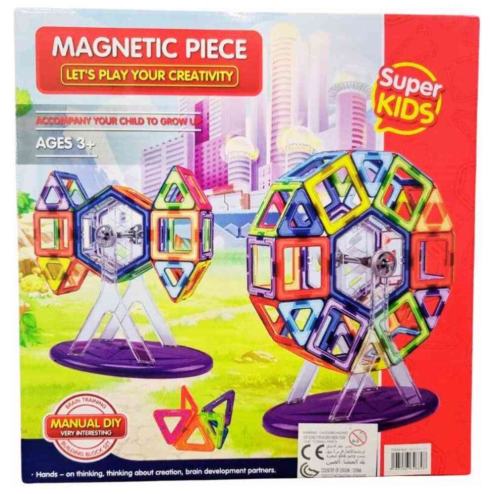 Jawda - Transparent Magnetic Block Set - 52 Pcs