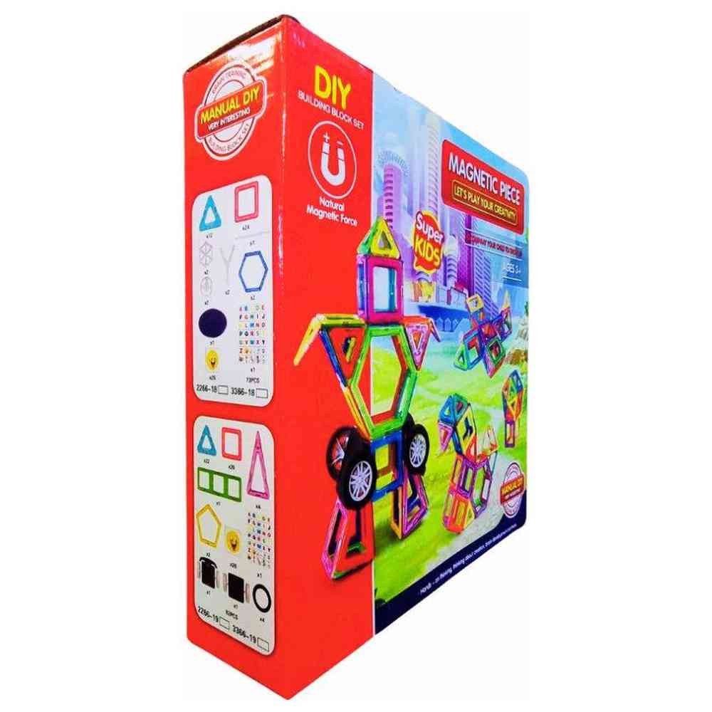 Jawda - Transparent Magnetic Block Set - 52 Pcs