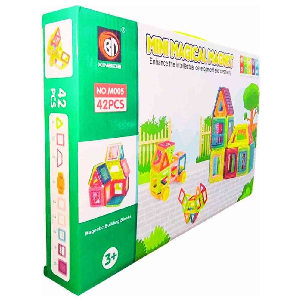 Jawda - Magnetic Blocks Building Tiles Set - 42 Pcs