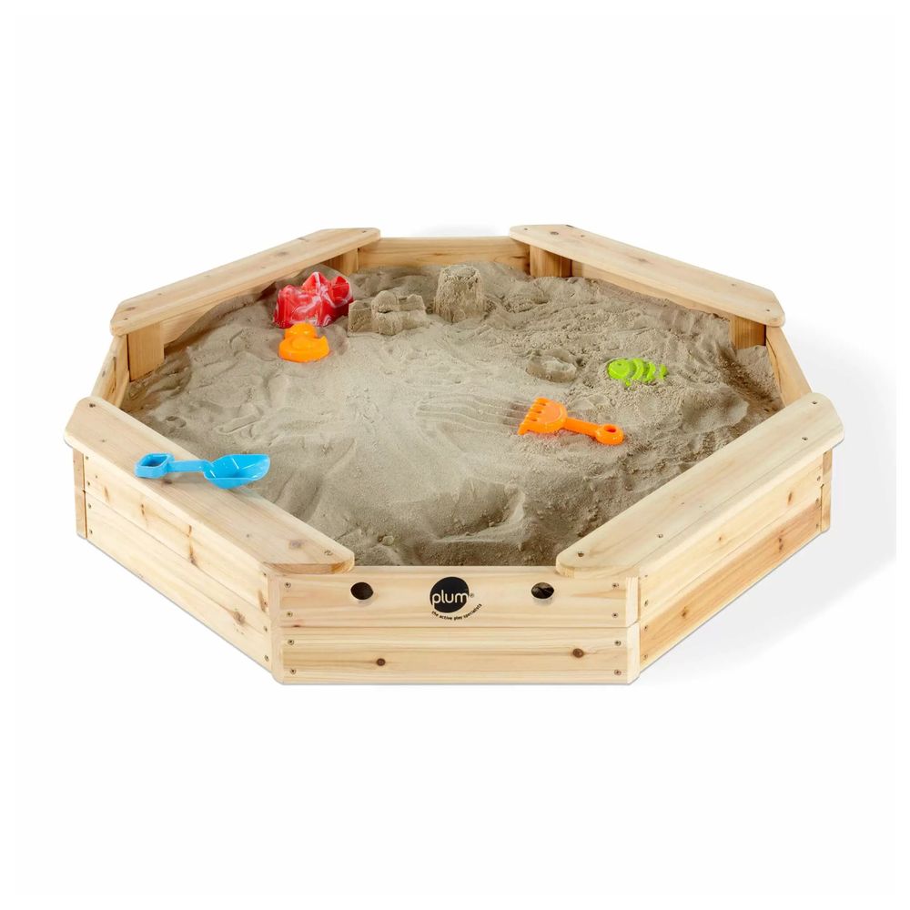 Plum Collection Treasure Beach Wooden Sandpit With Cover