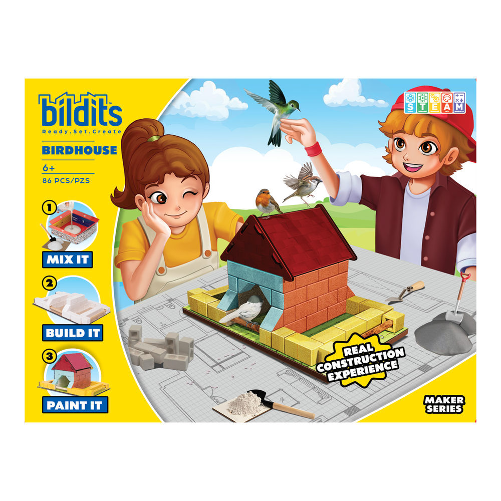 Bildits - Birdhouse DIY Kit - 86 Pcs