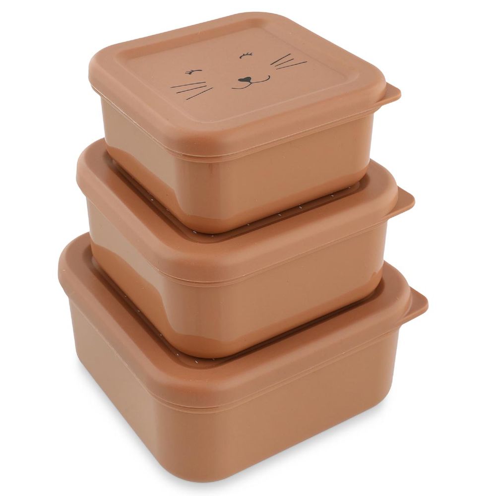 تريكسي - صندوق وجبات للتكديس - عدد 3 - السيدة القط