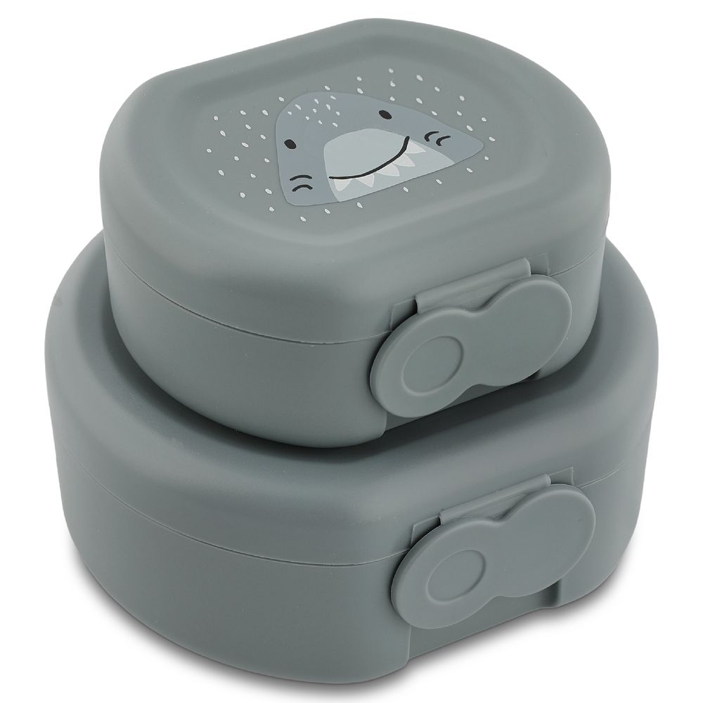 Trixie - Snack Box With Clip - 2 Pcs - Mr. Shark