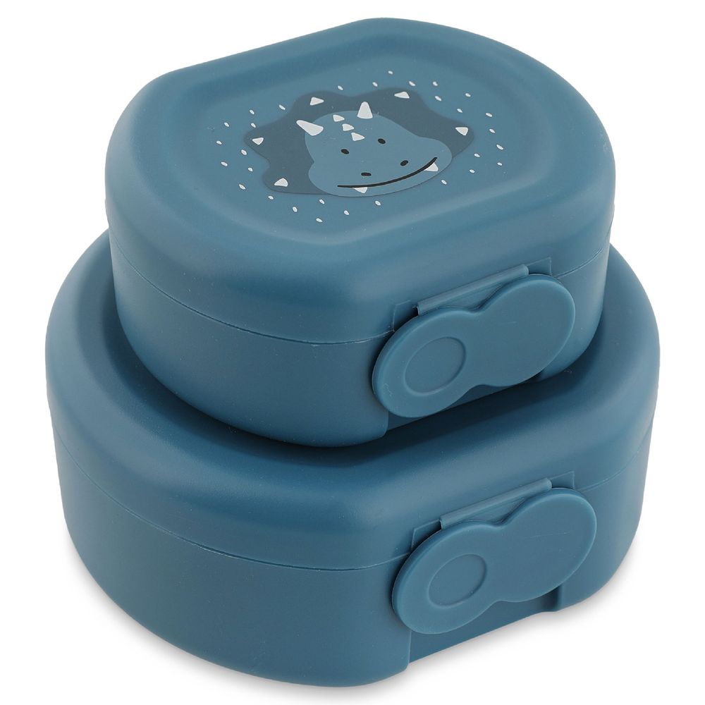 تريكسي - صندوق وجبات خفيفة مع مشبك - قطعتان - السيد ترايسيراتوبس