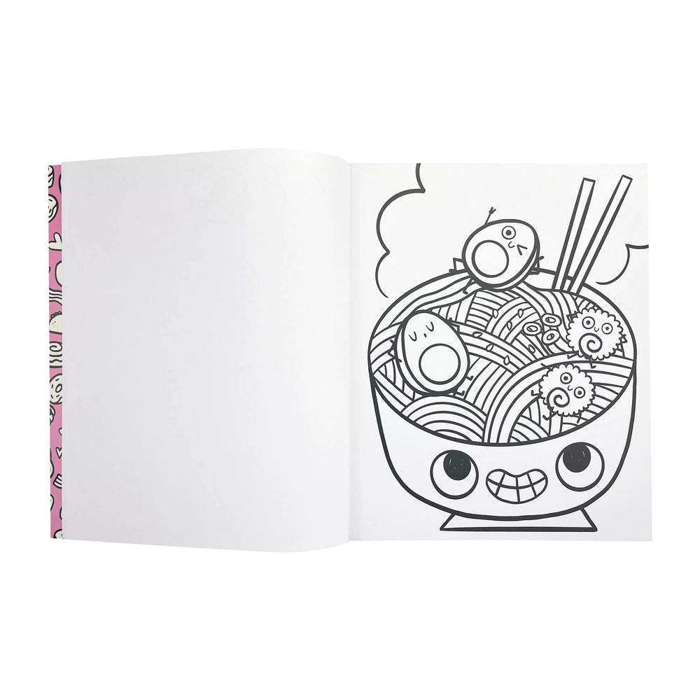 Color-In Book: Happy Snacks