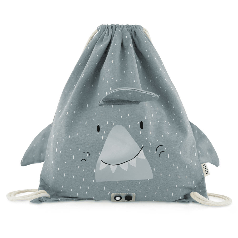 Trixie - Drawstring Bag - Mr. Shark - 13-Inch/33.5cm