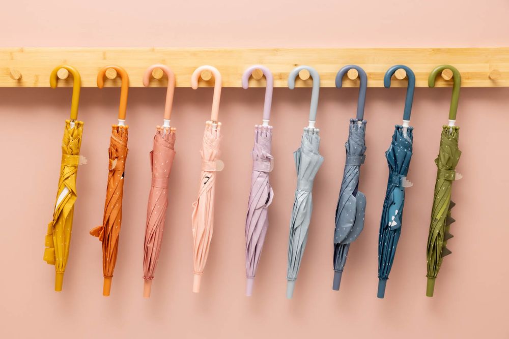 Trixie Baby Umbrella - Mr. Shark - Light Blue