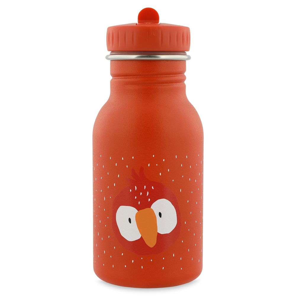 Trixie - Stainless Steel Water Bottle - Mr. Parrot - 350ml