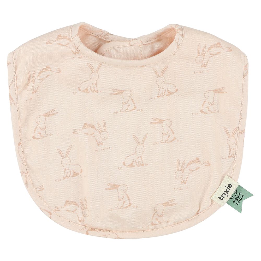 Trixie - Newborn Bib Mix Set - Rosy Rabbit - Small - 2 Pcs