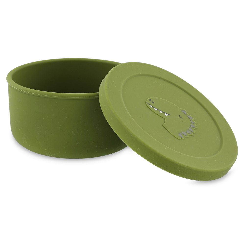 Trixie Silicone Snack Box WithLid - Mr. Dino