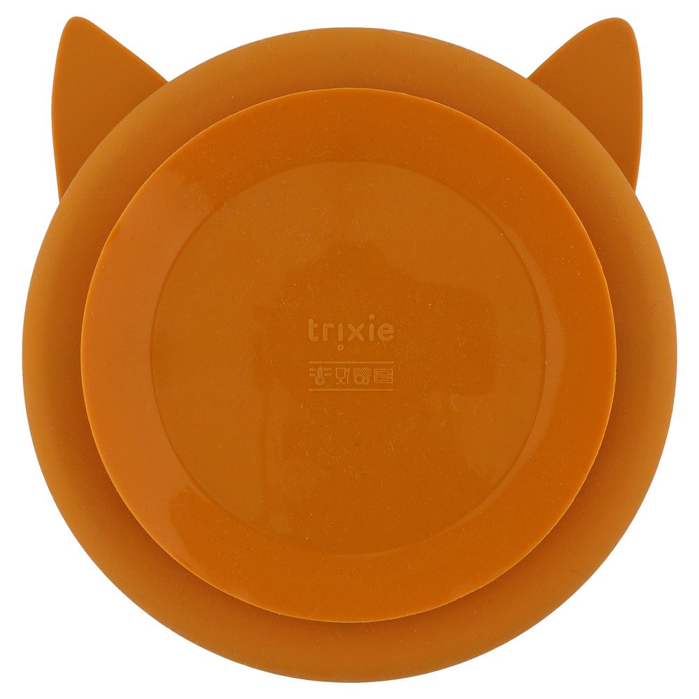 Trixie Silicone Divided Plate WithSuction - Mr. Fox