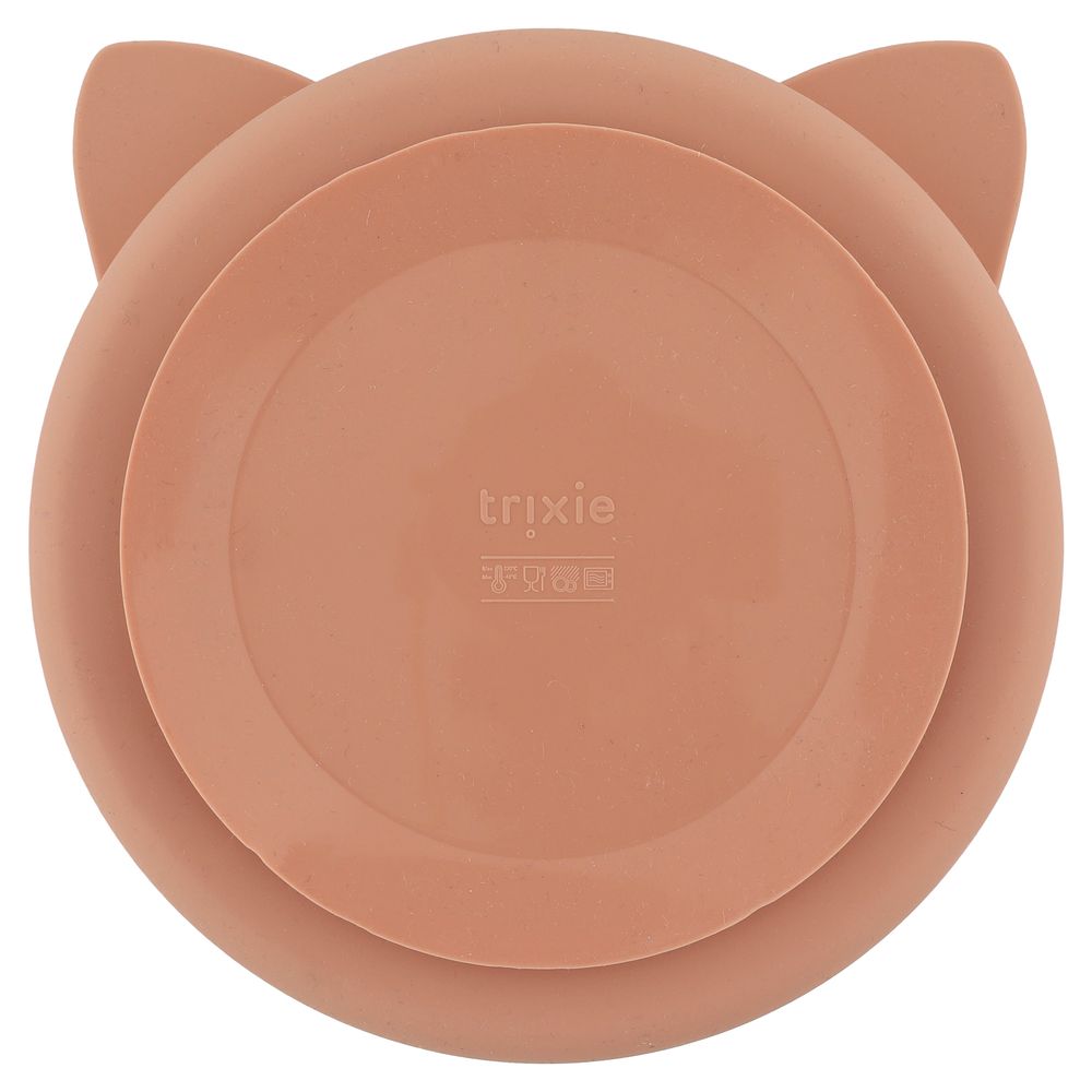 Trixie Silicone Divided Plate WithSuction - Mrs. Cat