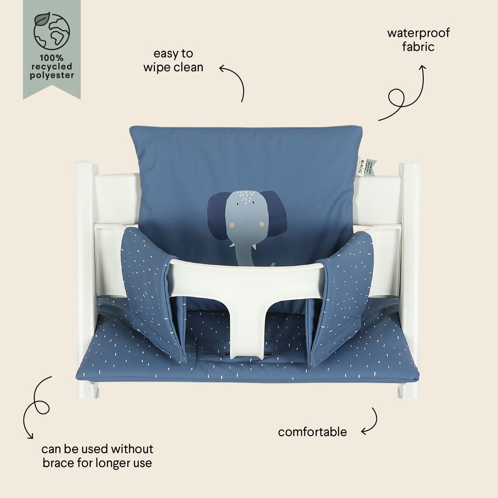 وسادة كرسي الطعام تريكسي - السيدة الفيل