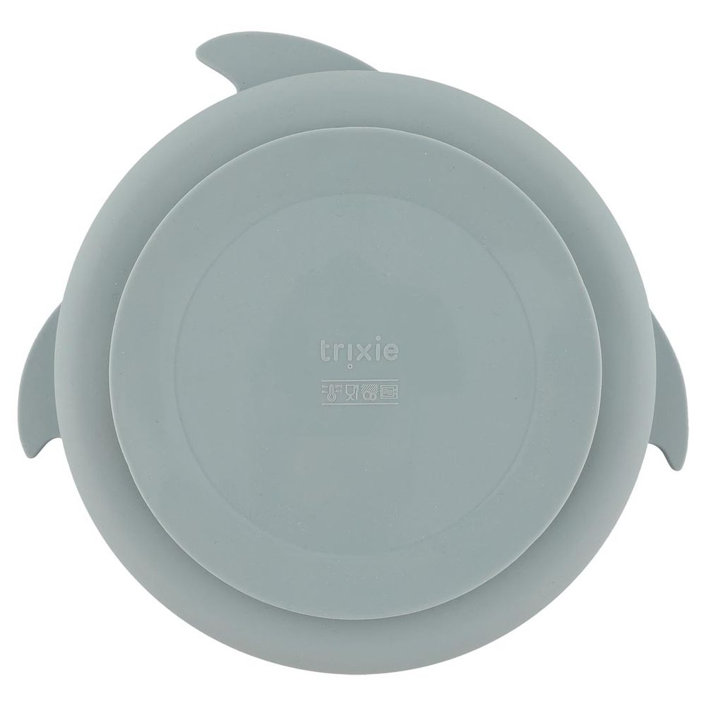 Trixie - Silicone Divided Suction Plate - Mr. Shark