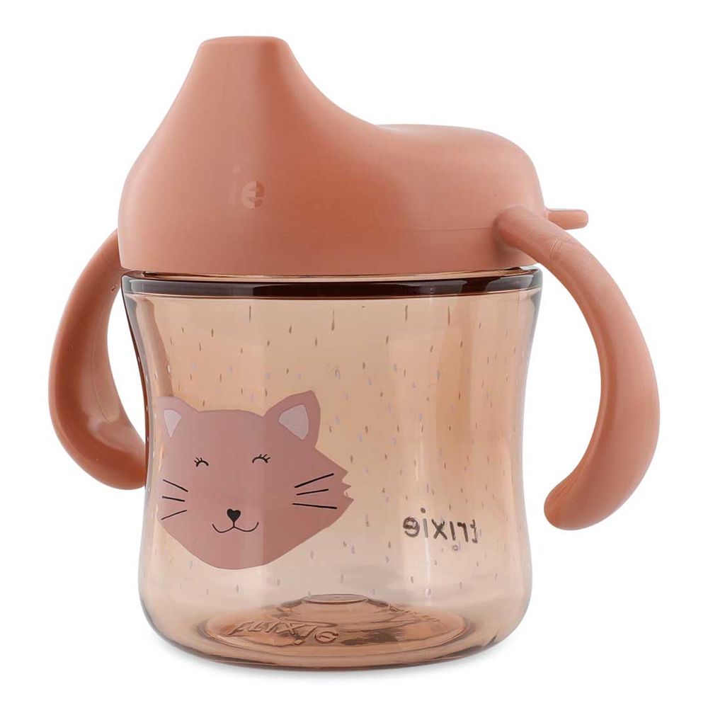 Trixie - Sippy Cup With Handle - Mrs. Cat - 200 ml