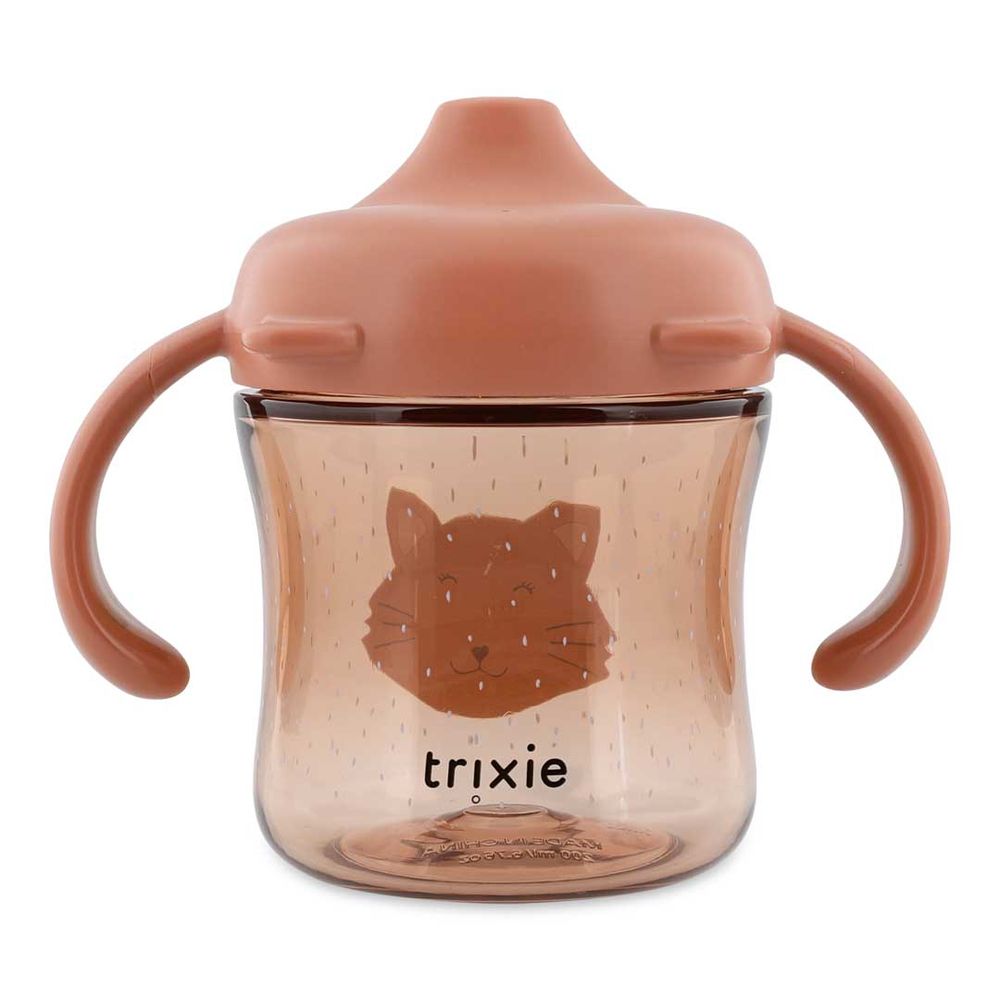 Trixie - Sippy Cup With Handle - Mrs. Cat - 200 ml