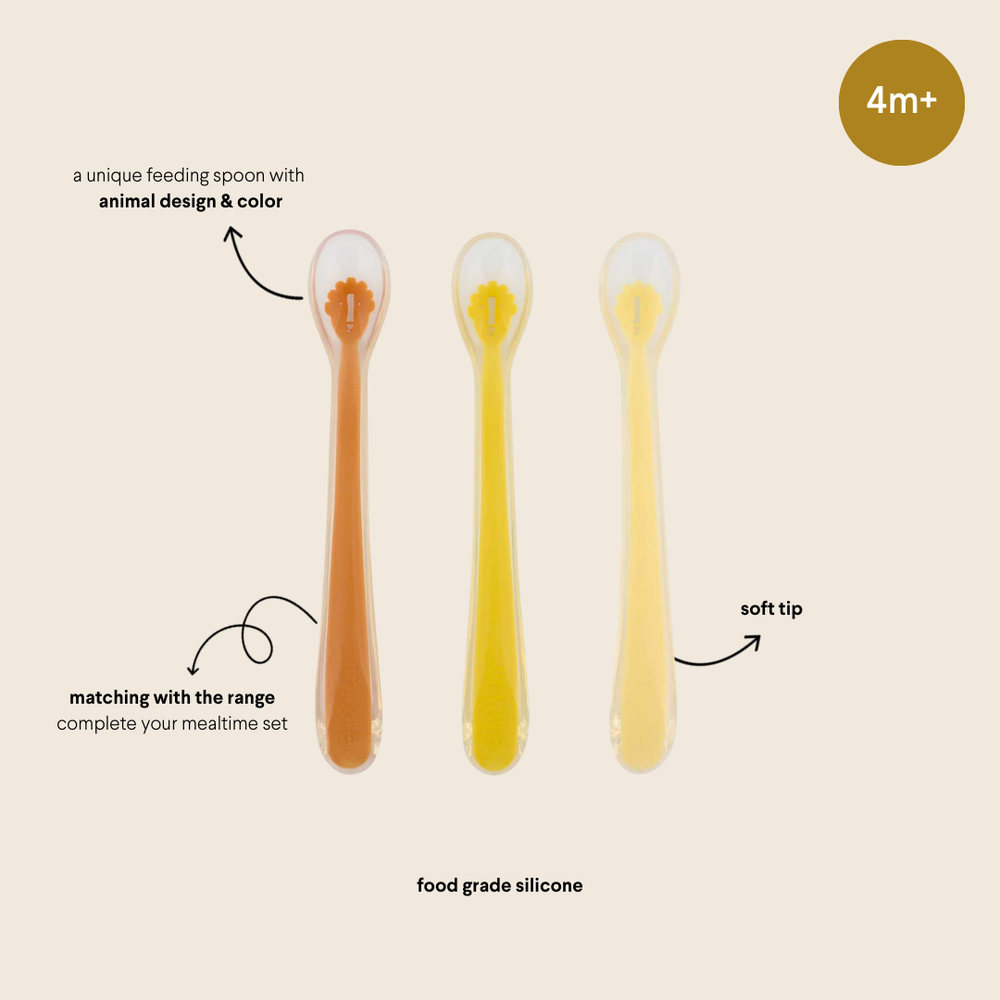 تريكسي - طقم ملاعق طعام - السيد الأسد - 3 قطع