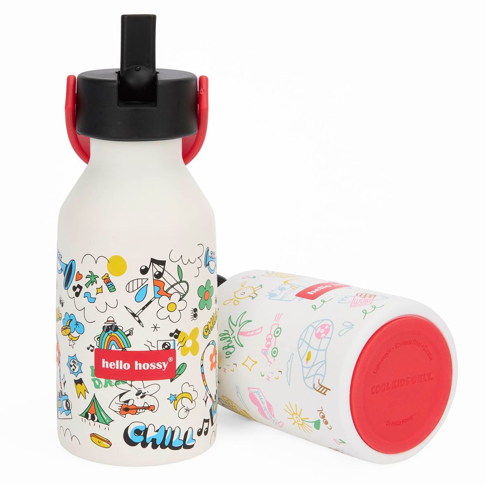 Hello Hossy - Stainless Steel Water Bottle - Chill - 350ml