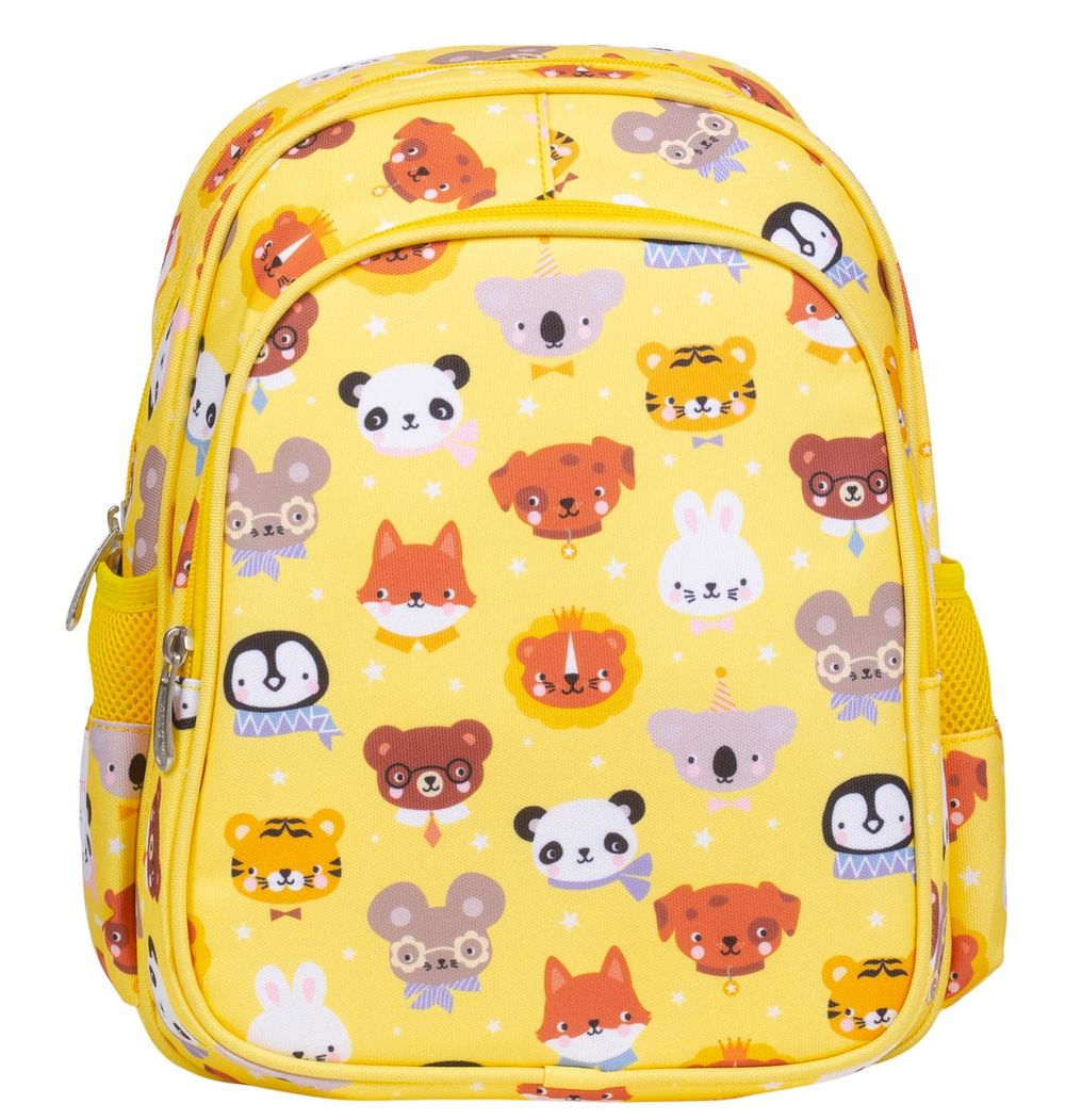 أ ليتل لوفلي كومباني- شنطة ظهر للأطفال - طبعة حيوانات - 12.6 إنش/32.5 سم