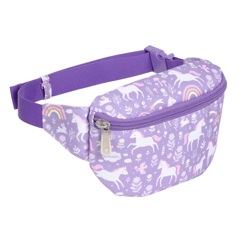 A little Lovely Company - Bum Bag - Unicorn Dreams - Purple
