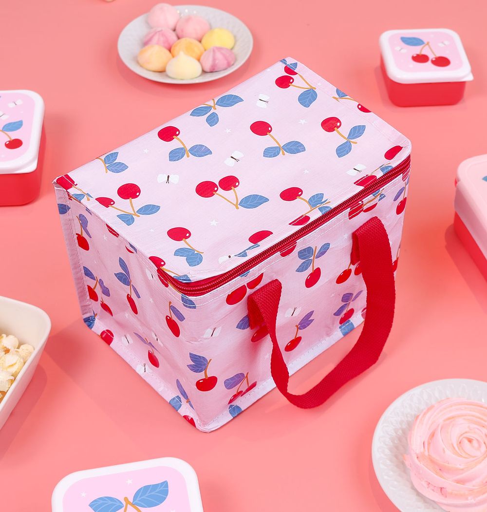 A little Lovely Company - Kids Cool Bag - Cherries - 5.5 L