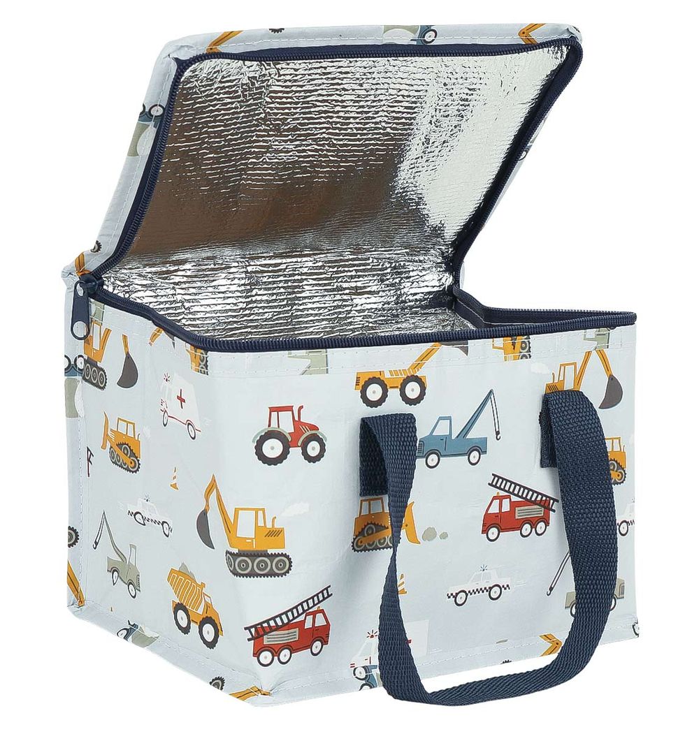 A Little Lovely Company - Cool Lunch Bag - Vehicles