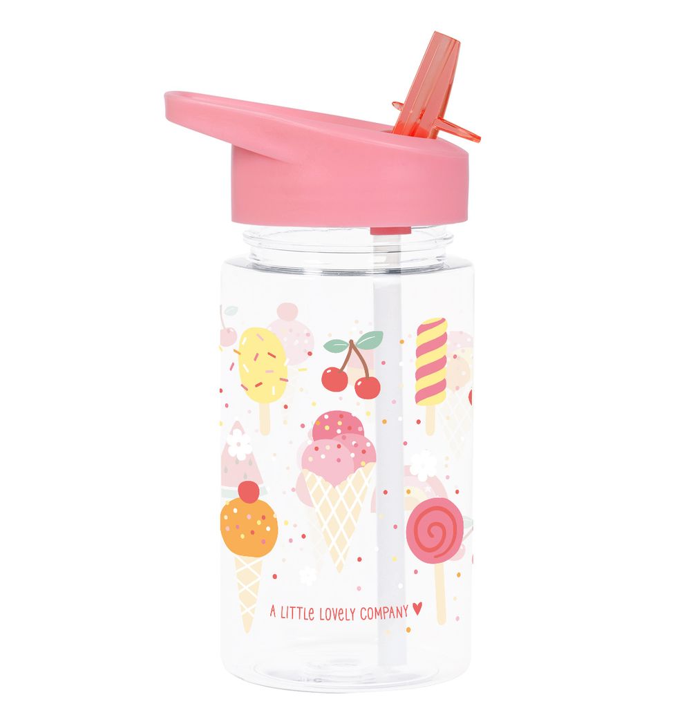 A Little Lovely Company - Kids Water Bottle - Ice Cream - 450 ml